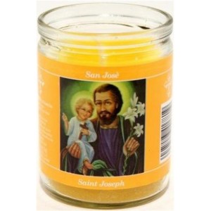 Candle 50Hr Pryr Saint Joseph, PartNo 41781, by Star Candle, Household Sundry, C   